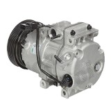 Compresor aer conditionat Hyundai IX35 (LM), 2009-2015, Kia Sportage (JE), 2010-2015, motorizare 2.0 120kw, benzina, rola curea 120 mm, 6 caneluri, t