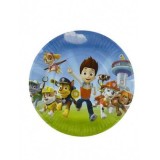Set 10 farfurii PAW PATROL 18 cm