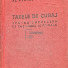 Al. Vendel - Tabele de cubaj pentru cherestea de rasinoase si foioase (editia 1959)