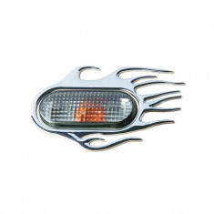 Ornament 3D Flaming crom 118X75mm, pentru seria VAG (Vw Audi Seat Skoda) Kft Auto