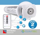 Recuperator de caldura CLIMTEC RD 200 Standard, debit aer 185 mc/h