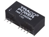 Convertor DC/DC 2W, 9-36VDC, 12VDC și -12VDC, TRACO POWER
