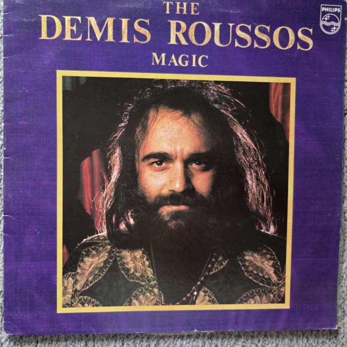 Demis Roussos &lrm;&ndash; The Demis Roussos Magic Vinyl, LP 1977 Philips, stare f buna, coperta dubla