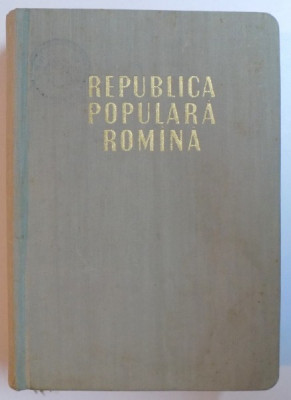 REPUBLICA POPULARA ROMANA, BUC. 1960 foto