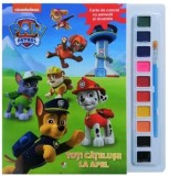 Cumpara ieftin Toti catelusii la apel. Carte de colorat cu pensula si acuarele/***