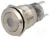 Intrerupator anti-vandalism, ON-(ON), &Oslash;19mm, ONPOW - LAS1-AGQ-11D/B/24V