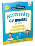 Cumpara ieftin Carte activitati Gama Junior numere forme culori 3-5 ani educative