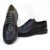 Pantofi casual barbati G-3505, 39 - 46, Bleumarin, Maro, Negru, Piele naturala