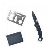 Set briceag, scorpion curbat, unealta multifunctionala ninja wallet, 11 functii