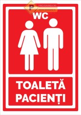 Semne pentru toaleta pacienti foto
