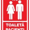Semne pentru toaleta pacienti
