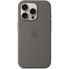 Husa de protectie Apple Silicone Case with MagSafe pentru iPhone 16 Pro - Stone Gray