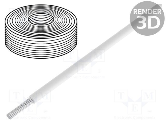Cablu DONAU ELEKTRONIK LifY-Toy litat 0,04mm2 PVC alb 60V 10m Clasa 5