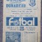 Program meci fotbal Dunarea CSU Galati-Petrolul Ploiesti 12 mai 1985, stare buna