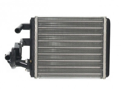 Radiator Incalzire Fiat Panda, 05.1980-12.2002, motor diesel, benzina, cu valva de Incalzire, aluminiu mecanic/plastic, 180x178x42 mm, foto