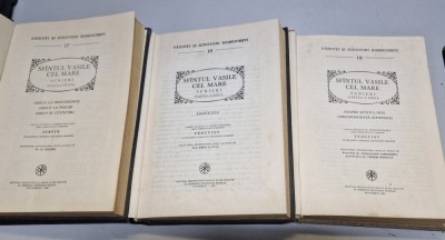 PSB 17, 18, 12 - Parinti si scriitori bisericesti - Sfantul Vasile cel Mare - scrieri - 3 volume foto