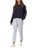 Cumpara ieftin CL734-18 Pantaloni gri, casual, stil tigareta, cu buzunare in fata