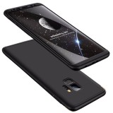Husa Samsung Galaxy S9 Plus Flippy&reg; 3 in 1 Ultra-subtire Neagra, Carcasa Protectie Plastic