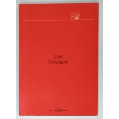 KUNST KONZENTRIERT , ALBUM DE ARTA CU TEXT IN LIMBA GERMANA , 1987