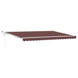 Cumpara ieftin Copertina electrica cu LED si senzor 4,5 x 3 m Maro