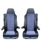 Set Huse Scaune Auto Camion DAF CF, LF, XF 95, XF 105, Gri