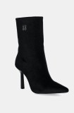 HUGO botine Katniss femei, culoarea negru, cu toc cui, 50529809