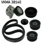 Set curea transmisie cu caneluri Mercedes Sprinter 3 5 T, Sprinter 3 T, Sprinter 4 6 T, Sprinter 4 6 T Sasiu Motor 109 CDI, lungime 2260 mm, 21.36