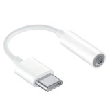 Adaptor audio Huawei - Type-C la Jack 3.5mm, Alb (CM20)