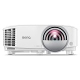Videoproiector BenQ MX808STH, DLP, XGA, 3600 ANSI, 20 000:1, Short-Throw, Alb