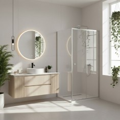 Cabina de dus Rea Primo Slide 120x100 Chrome