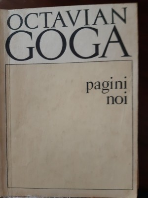 Pagini noi Octavian Goga 1966 foto