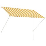 Cumpara ieftin Copertina retractabila, galben si alb, 200 x 150 cm