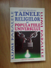 d8 Tainele religiilor si populatiile universului - Cristian Negureanu foto