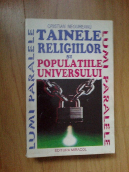 d8 Tainele religiilor si populatiile universului - Cristian Negureanu d8 Tainele religiilor si populatiile universului - Cristian Negureanu