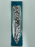 Cumpara ieftin Pila pentru unghii Global Fashion, banana, leopard, granulatie 180/180