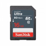 Card Memorie SDHC SanDisk Ultra, 16Gb, Clasa 10 SDSDUNS-016G-GN3IN