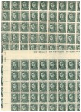 Spania 1946 - Franco, uzual 90c lot 150buc. neuzate