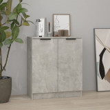 VidaXL Măsuță de cafea, gri beton, 60x30x70 cm, lemn prelucrat