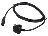 Cablu Alimentare 3x1mm2 BS 1363 la IEC C13 PVC 2.5m Negru