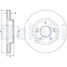 DELPHI BG4565C Disc frana foto