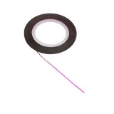 Bandă decorativă pentru Nail Art &ndash; violet cu reflexii circulare, INGINAILS