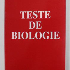 TESTE DE BIOLOGIE de G.O. CUCULICI , 1998