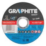 Set 10 discuri pentru taiere metal Graphite 115 x 1,0 x 22,2 mm