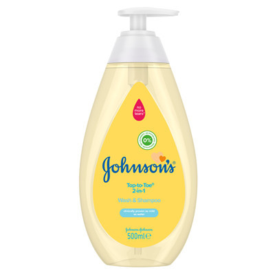 Lotiune De Spalare Si Sampon, Johnson s Baby, 2 in 1, Top to Toe, 500 ml foto