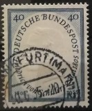 GERMANIA , RFG 1955 FRIEDRICH VON SCHILLER TIMBRU STAMPILAT