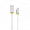 Cablu de Date FAST EMY MY-444 (14455) 1m, Micro USB Alb Blister