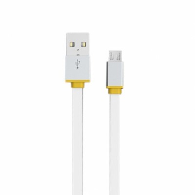 Cablu de Date FAST EMY MY-444 (14455) 1m, Micro USB Alb Blister foto