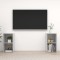 Dulapuri TV 2 buc gri beton, 72x35x36,5 cm lemn prelucrat