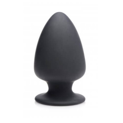 Dual Density Medium Silicone Butt Plug 4.5 inches foto