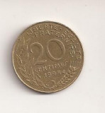Moneda Franta - 20 Centimes 1995, Europa